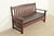 Charles Limbert Limbert Antique Mission Oak Arts & Crafts Settle Sofa, Circa 1910 For Sale - Image 4 of 17
