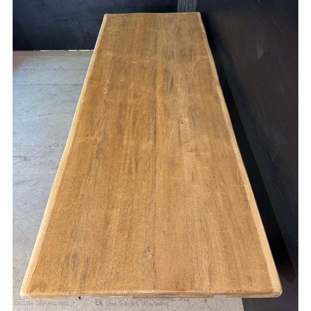 French Oak Farmhouse Dining Table, 1920s For Sale - Image 13 of 15