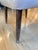 Taupe Vintage Mid-Century Modern Taupe Vinyl Ottoman Footstool For Sale - Image 8 of 8
