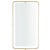 Transitional Regina Andrew Geo Rectangle Floor Lamp in Natural Brass For Sale - Image 3 of 6