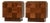 1970s Refinished Walnut Brutalist Nightstands - A Pair For Sale