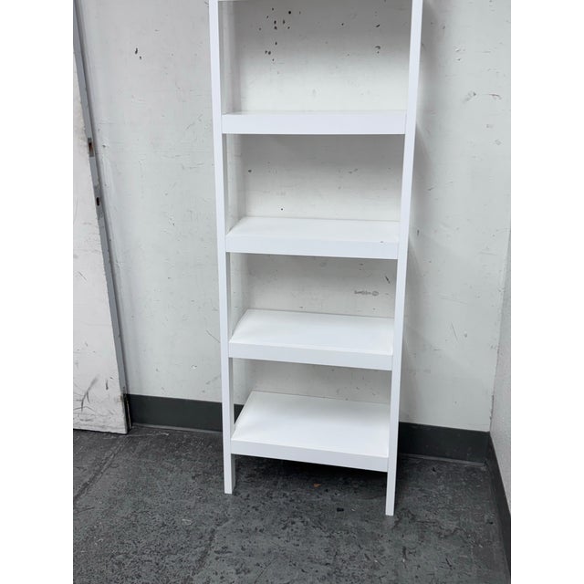 Crate & Barrel Crate & Barrel Sawyer Leaning Bookshelf For Sale - Image 4 of 12