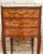 French Provincial Pair of French Louis XV Style Marquetry Bedside Tables, 20th Century For Sale - Image 3 of 13