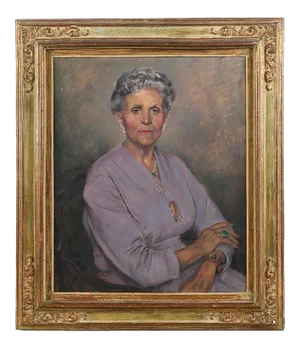 Portrait Painted in Oil by Max Moreau
