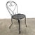 Mid-Century Modern Vintage Black French Metal Outdoor Chairs - Set of 4 For Sale - Image 3 of 11