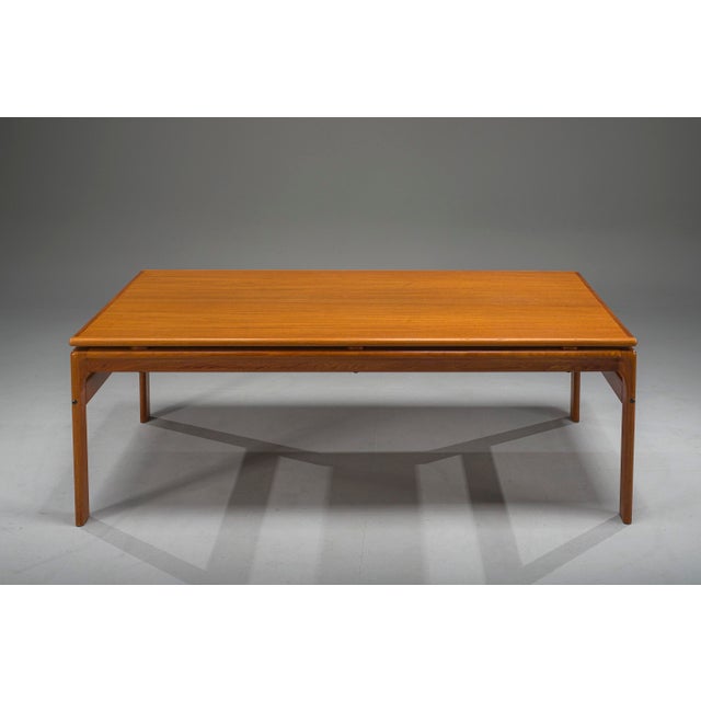 Wood Mid-Century Modern Teak Coffee Table from Komfort, Denmark, 1960s For Sale - Image 7 of 13