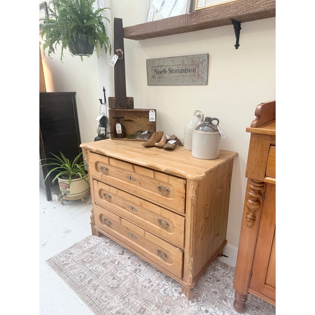 English Antique English Pine Chest of Drawers For Sale - Image 3 of 9