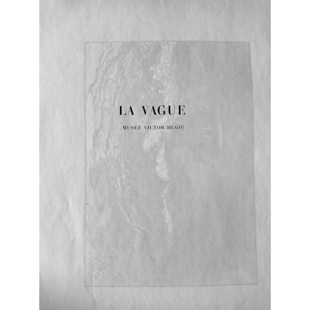 Aubert, Victor Hugo: La Vague, 1925, Engraving For Sale - Image 3 of 4
