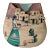 1980's Terri Brody Elenzweig Southwest Pueblo Art Hand Painted Ceramic Vase For Sale