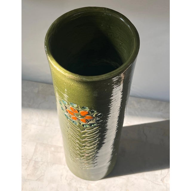 A Monumental Vintage Italian Ceramic Vase By Bitossi, 1960S For Sale - Image 11 of 12