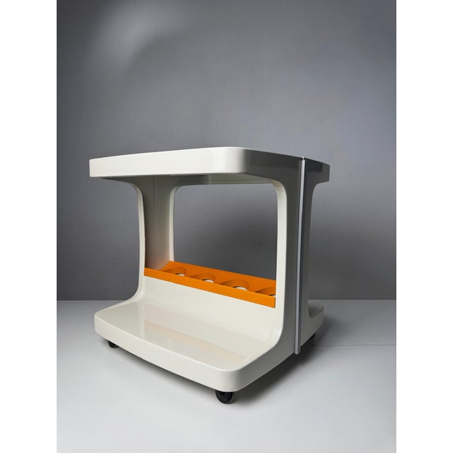 Trolley Bar by Marc Held for Prisunic, 1970s, in Very Good conditions. Designed 1970 to 1979 This piece is attributed to...