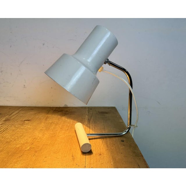 White Table Lamp by Josef Hurka for Napako, 1970s For Sale - Image 14 of 18