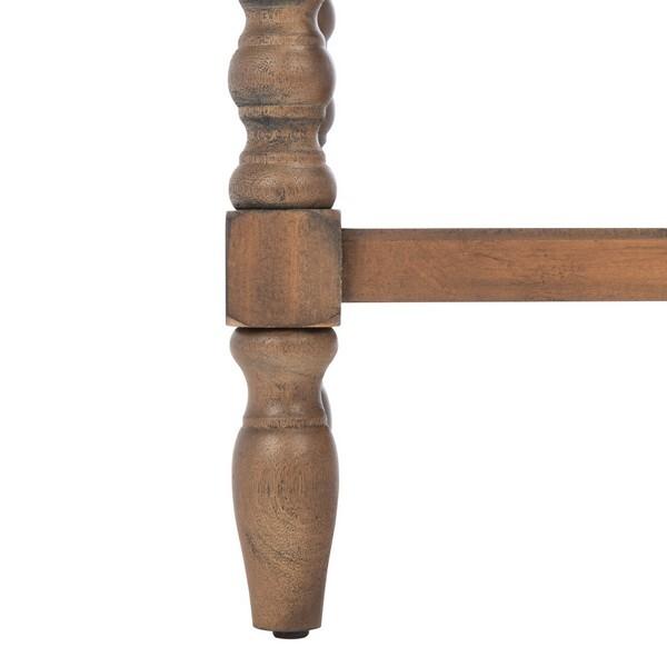 Athena 3 Drawer Console Table - Brown For Sale - Image 10 of 12