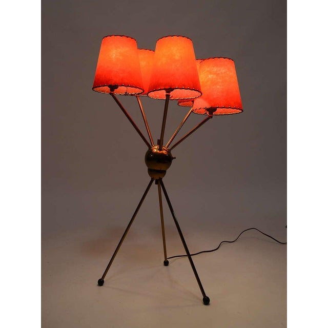 Brass 1950s Sputnik Table Lamp For Sale - Image 10 of 10