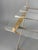 Gold Hollywood Regency Folding Chair by Yonel Lebovici and Bernard Berthet for Marais International, France, 1973 For Sale - Image 8 of 14