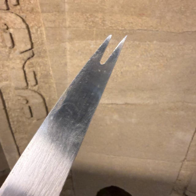 Kalmar Designs Stainless Steel Cutlery Knife Fork, Italy - Set of 3 For Sale - Image 9 of 13