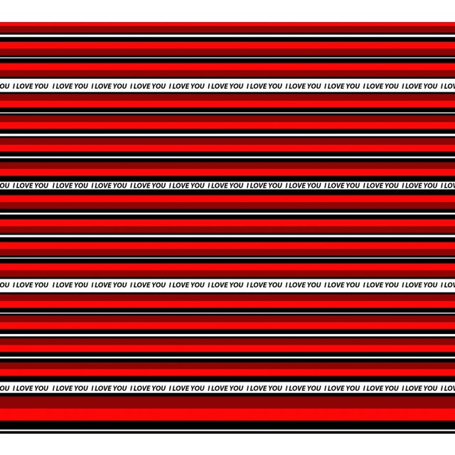 Abstract Abstract "I Love You" Original Print For Sale - Image 3 of 4