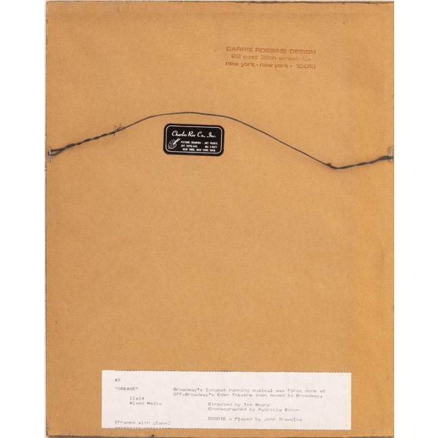 Tan Carrie Mae Robbins Two "Grease" Costume Designs, 1972 For Sale - Image 8 of 16