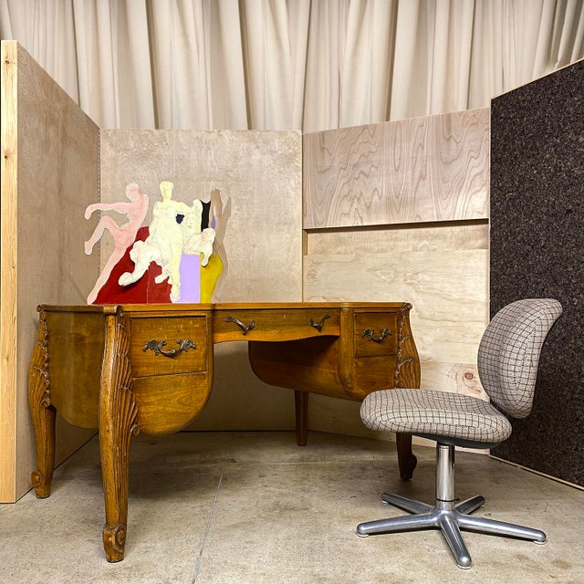 Early 20th Century Art Nouveau Style Writing Desk For Sale - Image 18 of 18