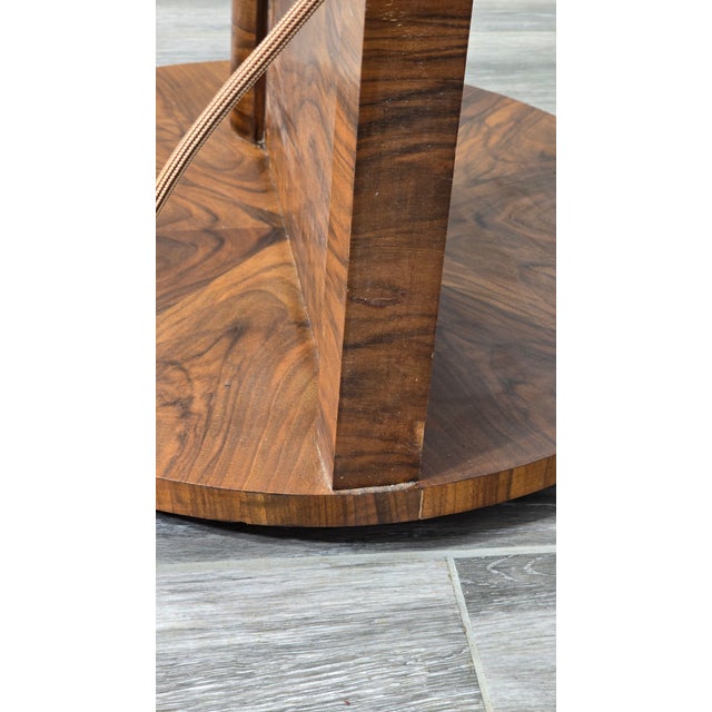 Art Deco Floor Lamp in Wood For Sale - Image 3 of 13