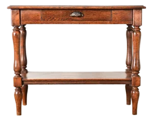 French 19th Century Oak Console Table