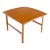 1970s Danish Mid-Century Modern Teak Square Rolled Edges Coffee Table For Sale