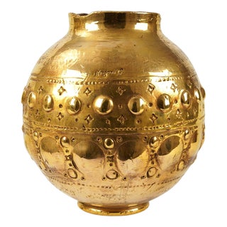 Platinum Luster Astra Vase by deBlona For Sale