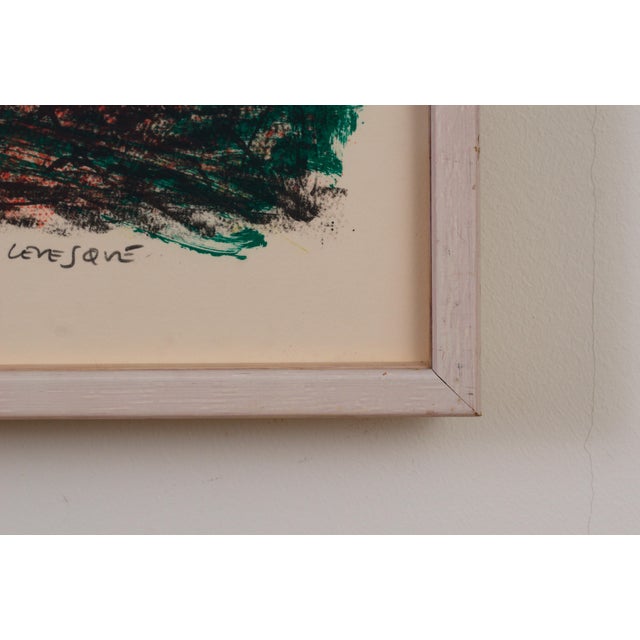 Erik Levesque, Abstract Edition 135/195, 1990s, Lithograph For Sale - Image 11 of 15