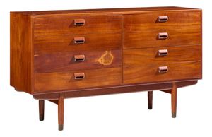 Børge Mogensen for Søborg Møbelfabrik Mid Century Danish 8-Drawer Lowboy Dresser