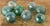 Mid 20th Century Vintage Boho Green Glass Spheres - Set of 8 For Sale - Image 5 of 8