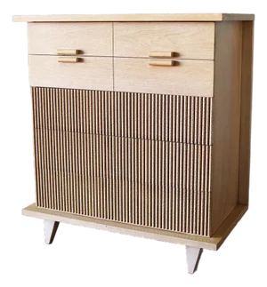 1950s Merton Gershun for American of Martinsville Bali Cabinet Dresser Mid Century Modern