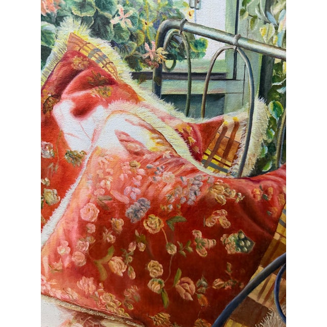 Paint Peter Ho. Mid Century Modern Bedroom Scene - Escapes For Sale - Image 7 of 9