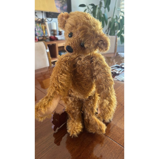 Teddy Bear Vintage Mohair Handmade Pristine C1980 For Sale - Image 12 of 18