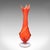 This is a vintage Murano trumpet vase. An Italian, art glass display flute, dating to the mid 20th century, circa 1970....