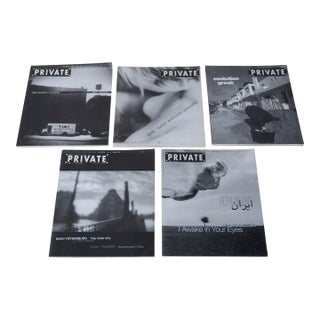 Private Magazine — International Review of Black and White Photography, Lot of 5 For Sale