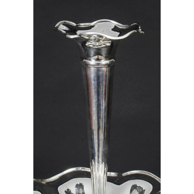 Metal Victorian Silverplate Centrepiece by James Deakin, 19th Century For Sale - Image 7 of 15