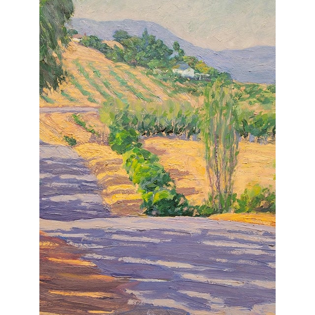 Post Impressionist Plein Air California Landscape Painting by Robert F. Williams Dated 1954 For Sale - Image 3 of 6