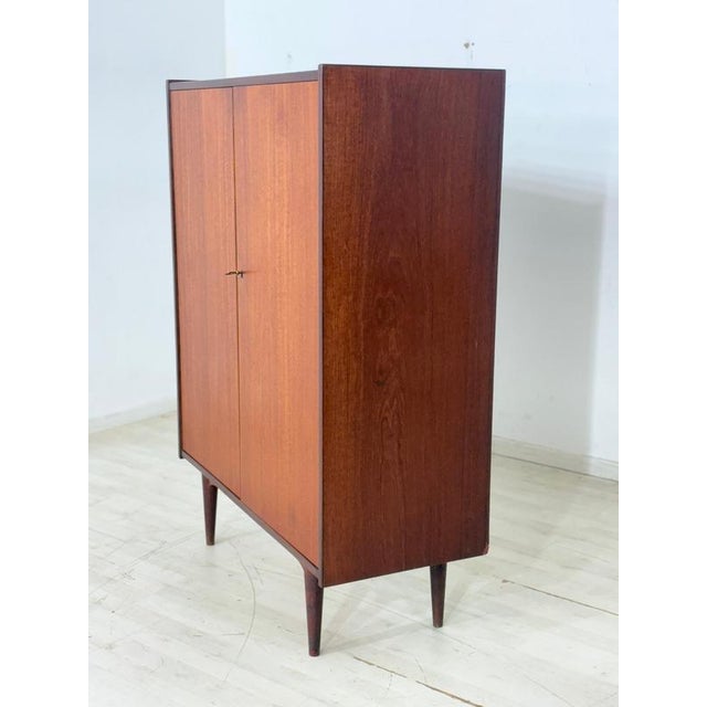 Vintage Danish Teak Linen Cabinet For Sale - Image 6 of 10