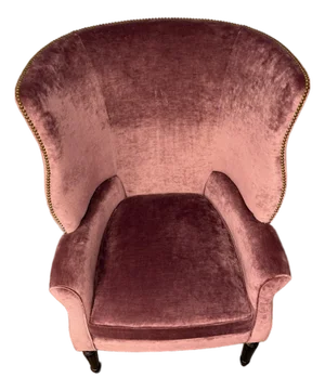 1980s Upholstered Accent Chair / Club Chair