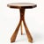 Mid-Century Modern Walnut Nonagonal Side Table With Tripod Base by Michael Maximo For Sale - Image 3 of 9