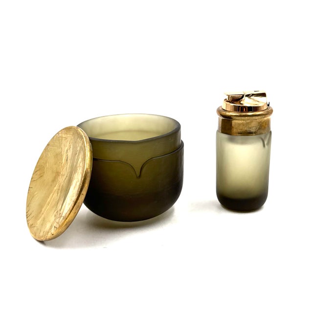Yellow Murano Glass Smoking Set, VeArt, Italy 1970 For Sale - Image 18 of 18