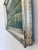 This original vintage oil painting, dated 1971, shows a peaceful countryside landscape with rolling green fields, tall...