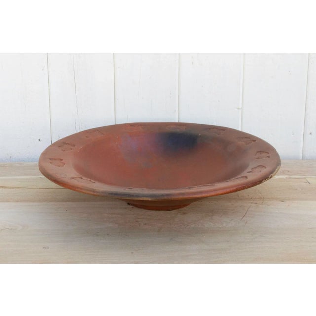 Large Clay Engraved Platter For Sale In Los Angeles - Image 6 of 10