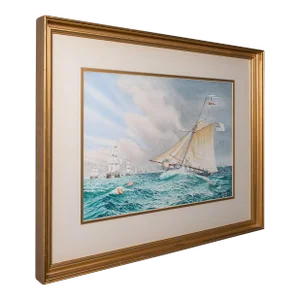 1980's Vintage Maritime Painting