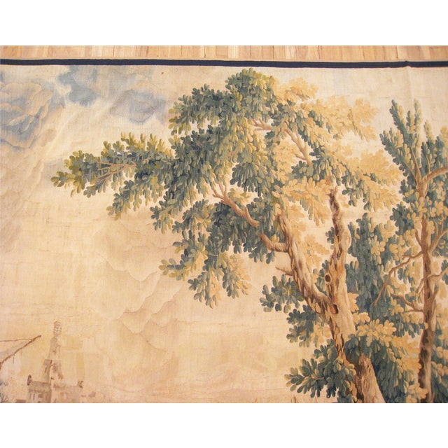 17th Century Late 17th Century French Aubusson Tapestry For Sale - Image 5 of 6