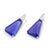 Lugano 27.84 Carat Tanzanite Diamond 18k White Gold Dangle Earrings, A Pair For Sale - Image 4 of 7
