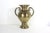 Vintage Brass Vase With Handles For Sale - Image 9 of 11