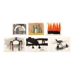 Domenick Capobianco Surrealist Works on Paper, 6