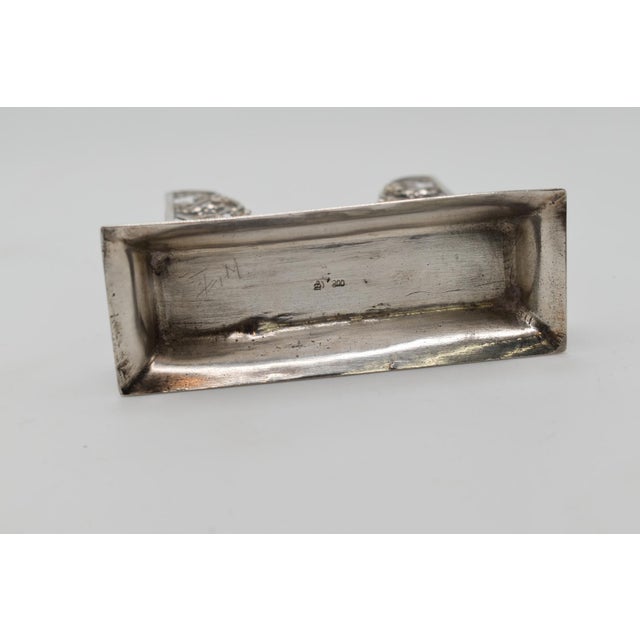 1920s Sterling Silver Venetian Art Deco Cigarette Holder For Sale - Image 11 of 12