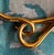 Gold 1990s Hermes Gold Plated Elephant Cadenza With Hermes Necklace For Sale - Image 8 of 9